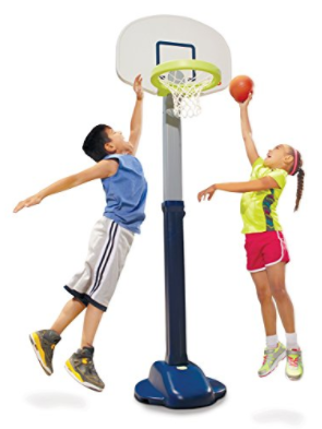 Little Tikes Adjust and Jam Pro Toy Basketball Hoop