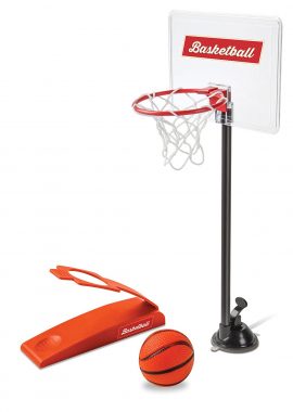 Mini Desktop Basketball Game Classic Miniature Basket Ball Shootout Table Top Office Shooting Toy for Kids or Sports Fans